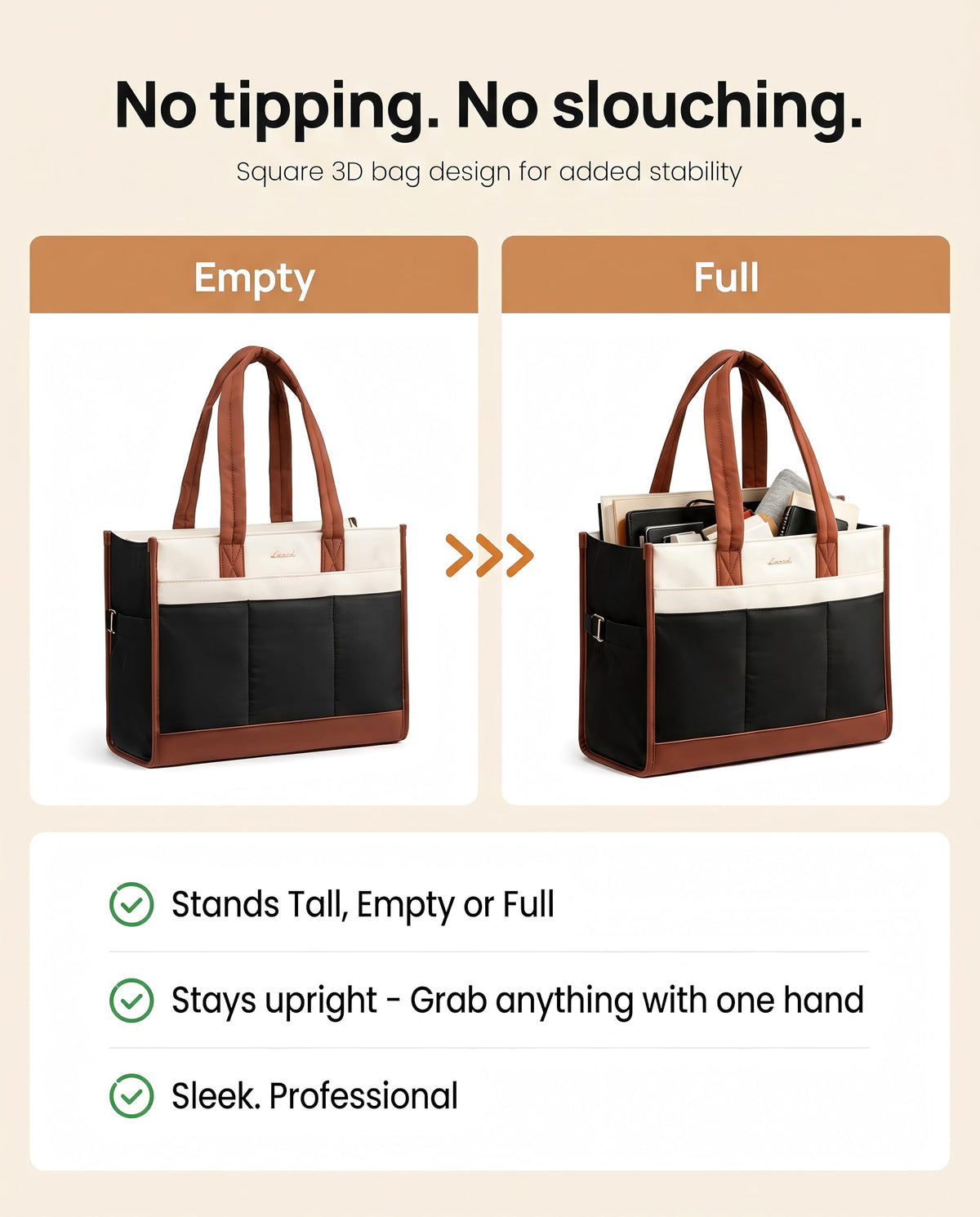 LOVEVOK Tote Bag for Women, Lightweight Puffer Work Handbag, 15.6 Inch Laptop Computer Purse for Nurse Teacher, 25L Quilted Travel Tote Shoulder Bag with Zipper for College Office Clinical Gym