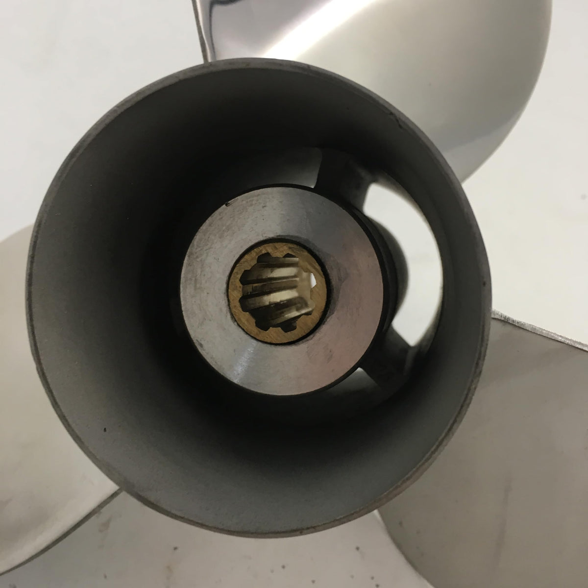 BARDOVEN 8-20HP 9-1/4x11 Stainless Steel Propeller 8 Tooth SS Prop Fit for Honda Outboard Motor, HIGH POLISHED SILVER