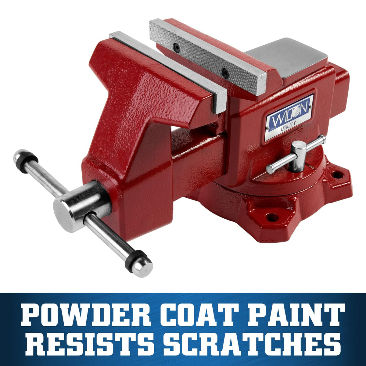 Wilton Utility Bench Vise, 5-1/2" Jaw Width, 5" Jaw Opening, 3-1/4" Throat (Model 675U)