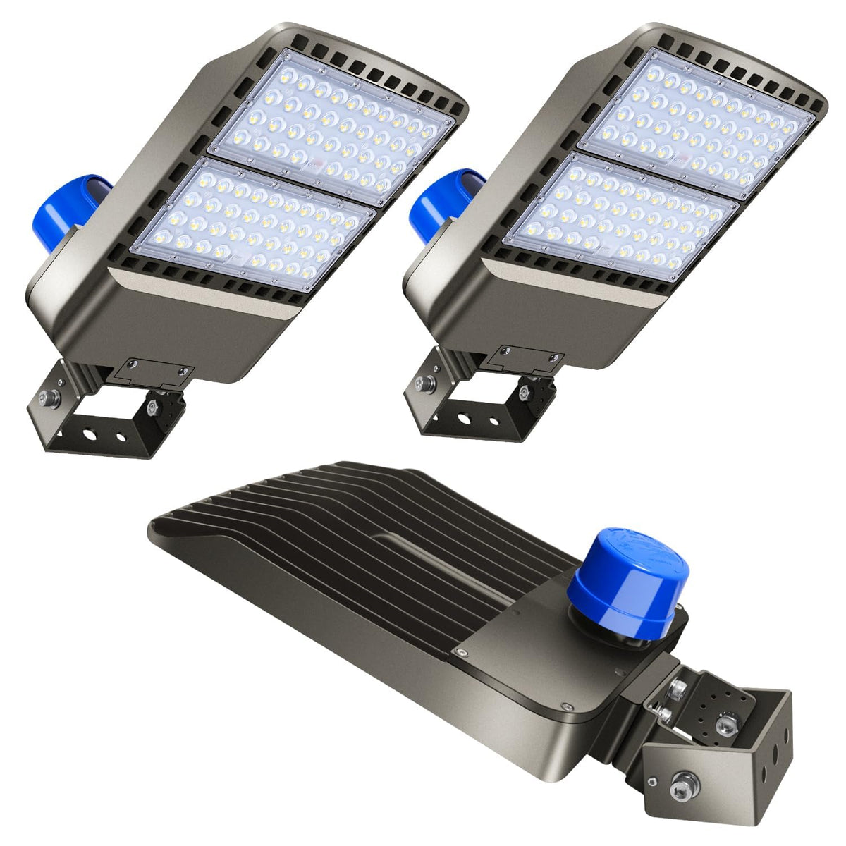 BIRITALO 0-150000LM Led Stadium Lights Outdoor Dimmable 0-1000w Super Bright Led Arena Flood Light 100-277v 5000k Yoke Mount IP66 Waterproof Pole Light Commercial for Square, Golf Court, Port