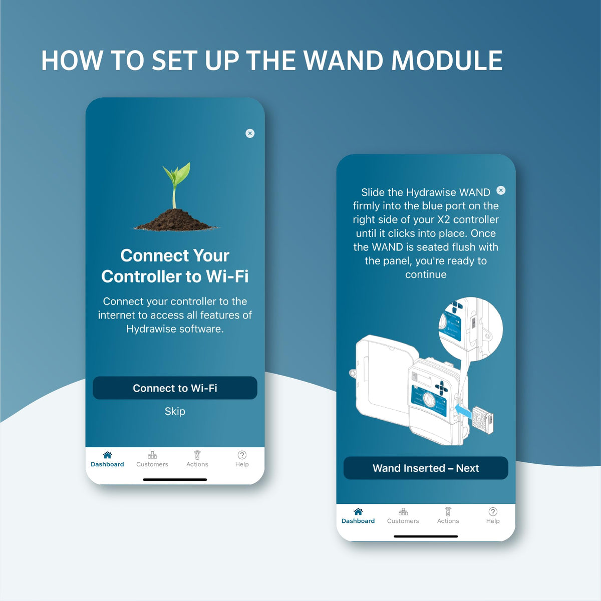 Hunter Wand Smart WiFi Module for X2 Sprinkler Controller, Hydrawise App, Remote Scheduling, 2.4GHz WiFi Only, Supports Bluetooth, Wi-Fi Direct & WPS Setup