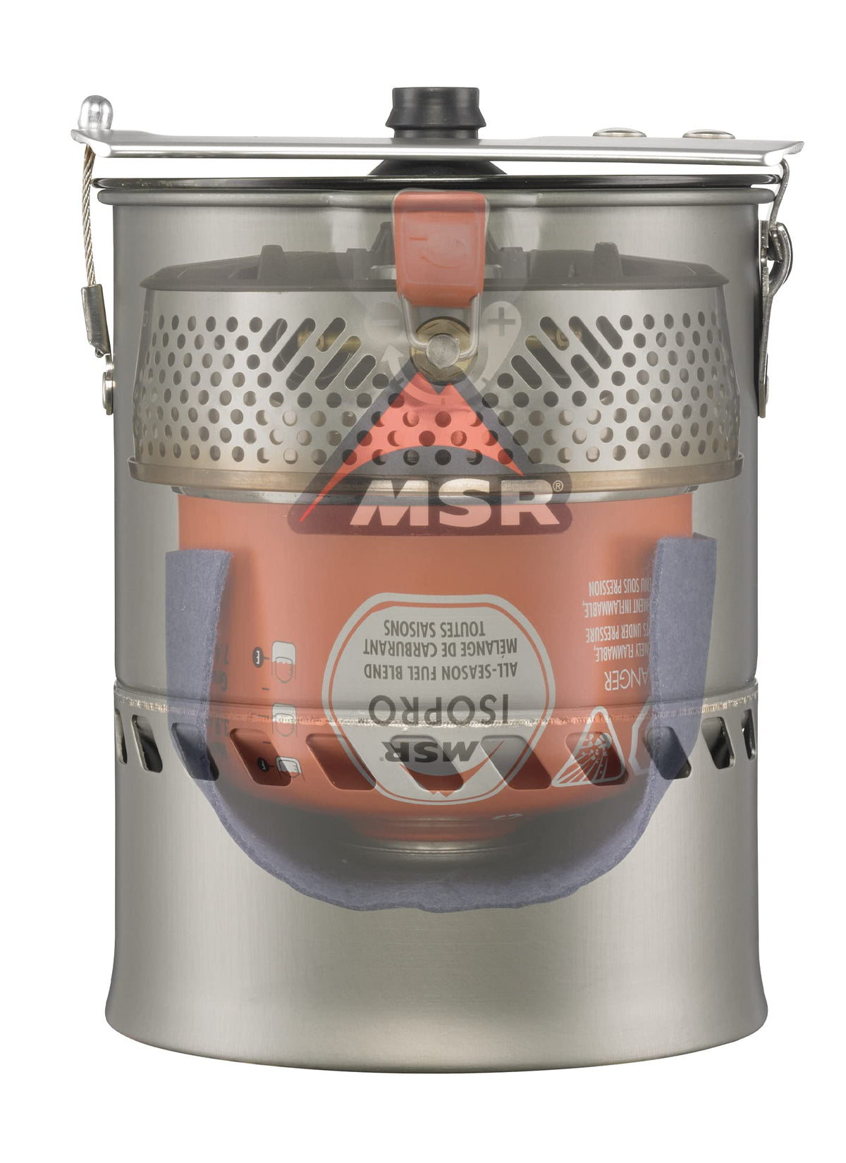MSR Reactor Windproof Camping and Backpacking Stove System, 1.0L, 2024 Version