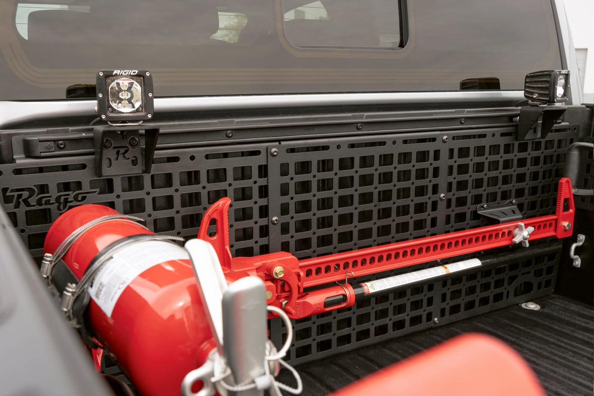 Rago Fabrication Universal Jack Mounts | Great for Molle Panels, Trucks, Trailers, Garages, & More | Designed for Rago, ADD Offroad, & DV8 Offroad Molle Panels | Sold as a Pair | Made in The USA