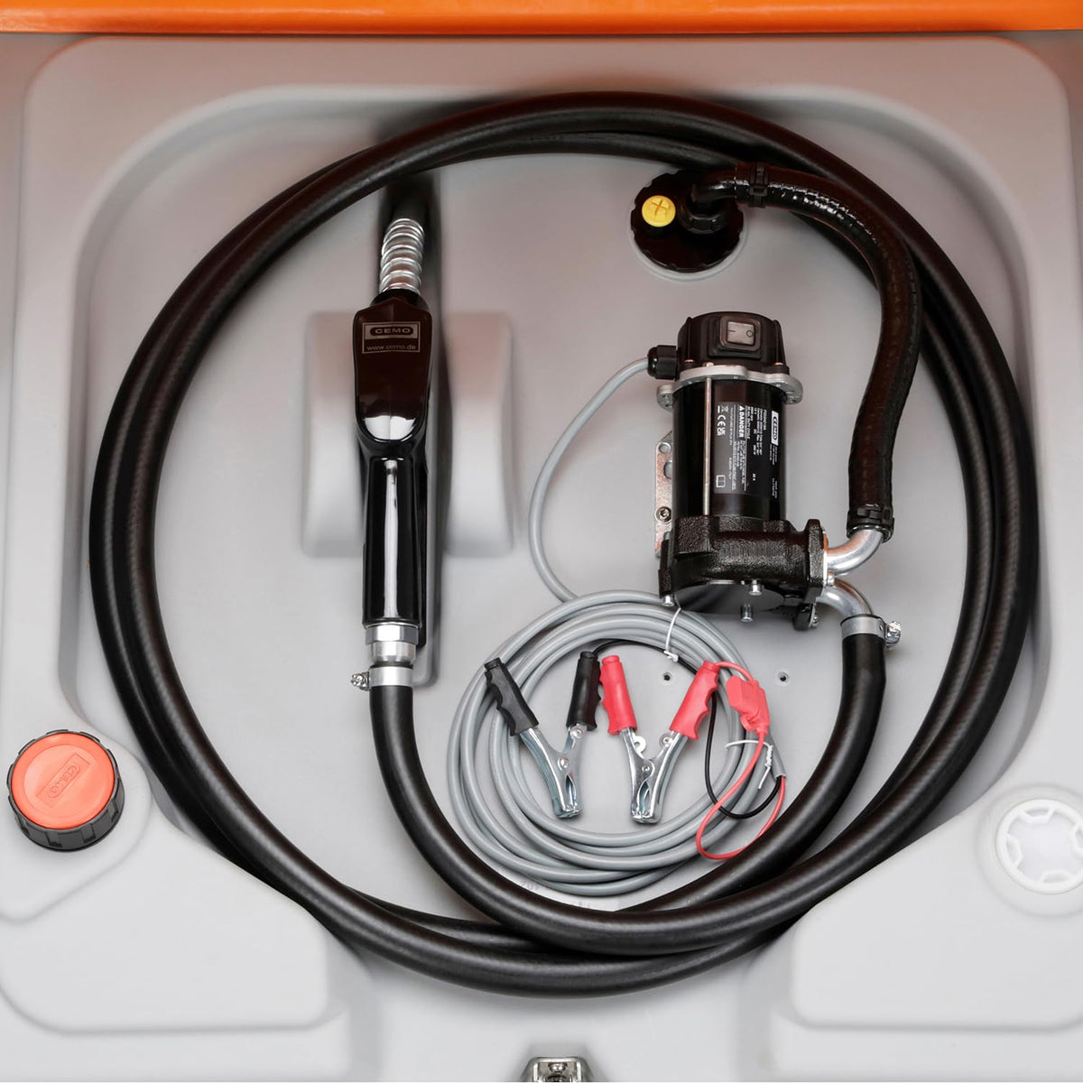 ZEELINE BY MILTON Portable Diesel Tank, 116-Gallon Capacity, Diesel Fueling Station with 12V Electric Transfer Pump