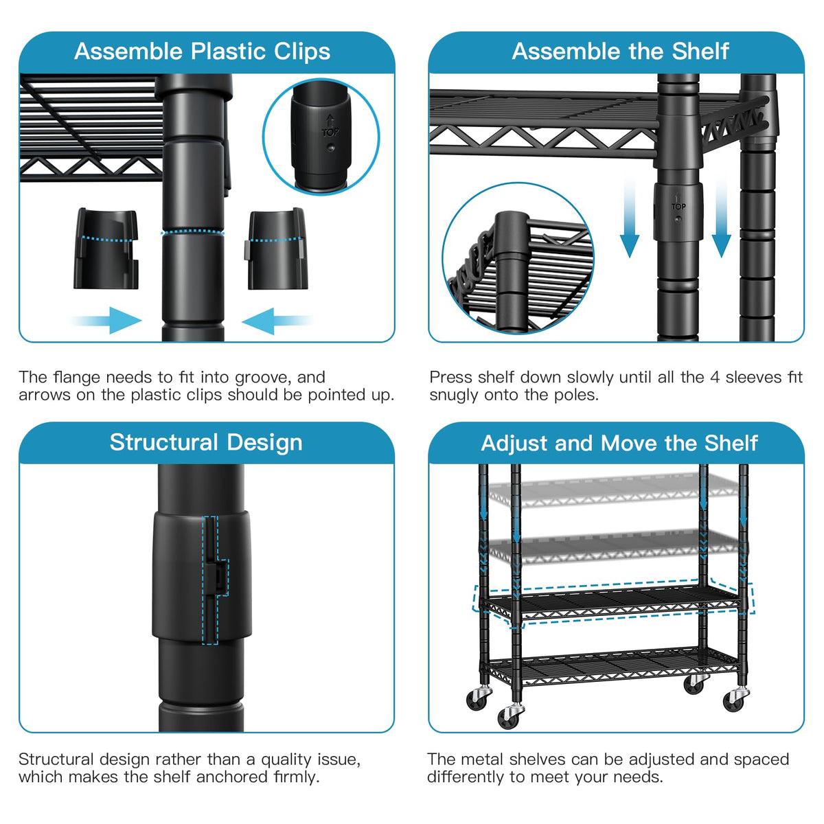 FUTASSI P3 Rolling Clothes Rack, Clothing Racks for Hanging Clothes, Heavy Duty Garment Rack with Wheels, Freestanding Portable Closet Racks 39.4'' W x 14'' D x 78.5'' H, Max Load 470 LBS, Black