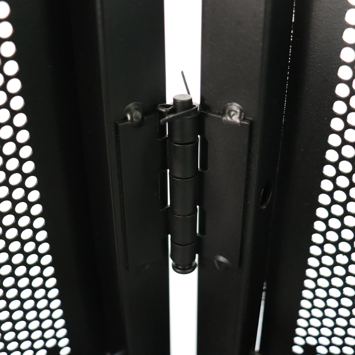 Sardoxx Portable DJ Booth DJ Facade DJ Table Station Two-position Height Adjustable Tabletop DJ Table Stand DJ Event Booth w/Travel Bag Black&White Scrims For Gig, Party, Show