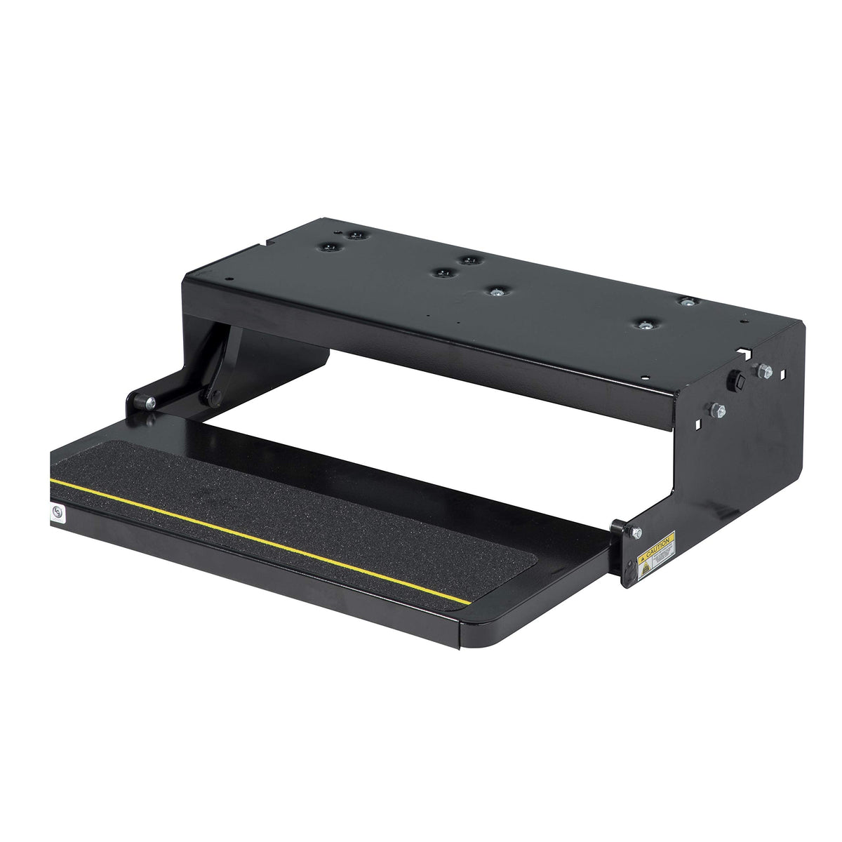 Kwikee 26 Series Electric Step Assembly, Standard Drive Operation, Power Switch Kit for RV, Travel Trailers, 8.5" Step Rise, Anti-Slip Surface, 12V DC Motor, Steel Construction - 3711361