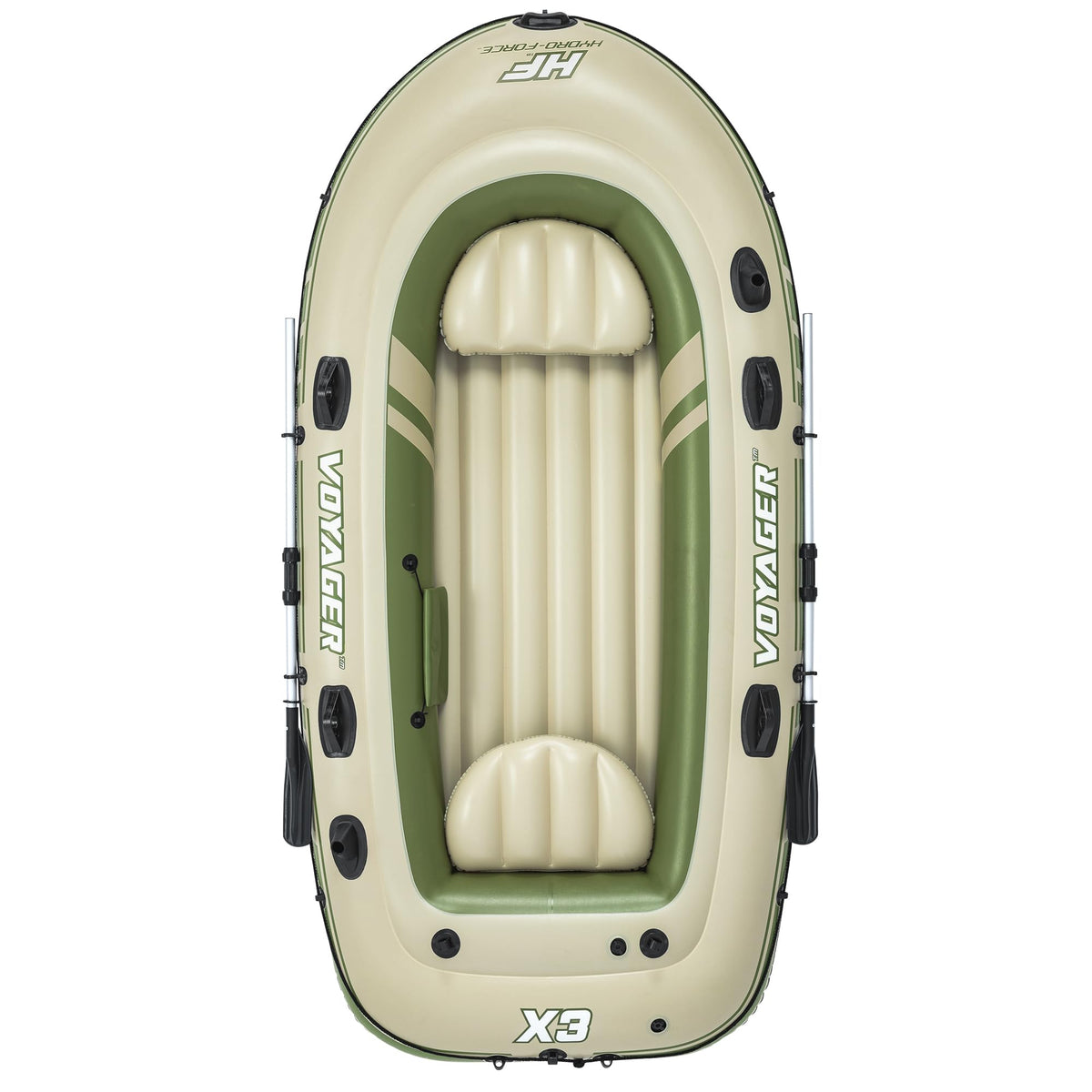 Hydro-Force Voyager X3 Inflatable Raft Set 9'8"