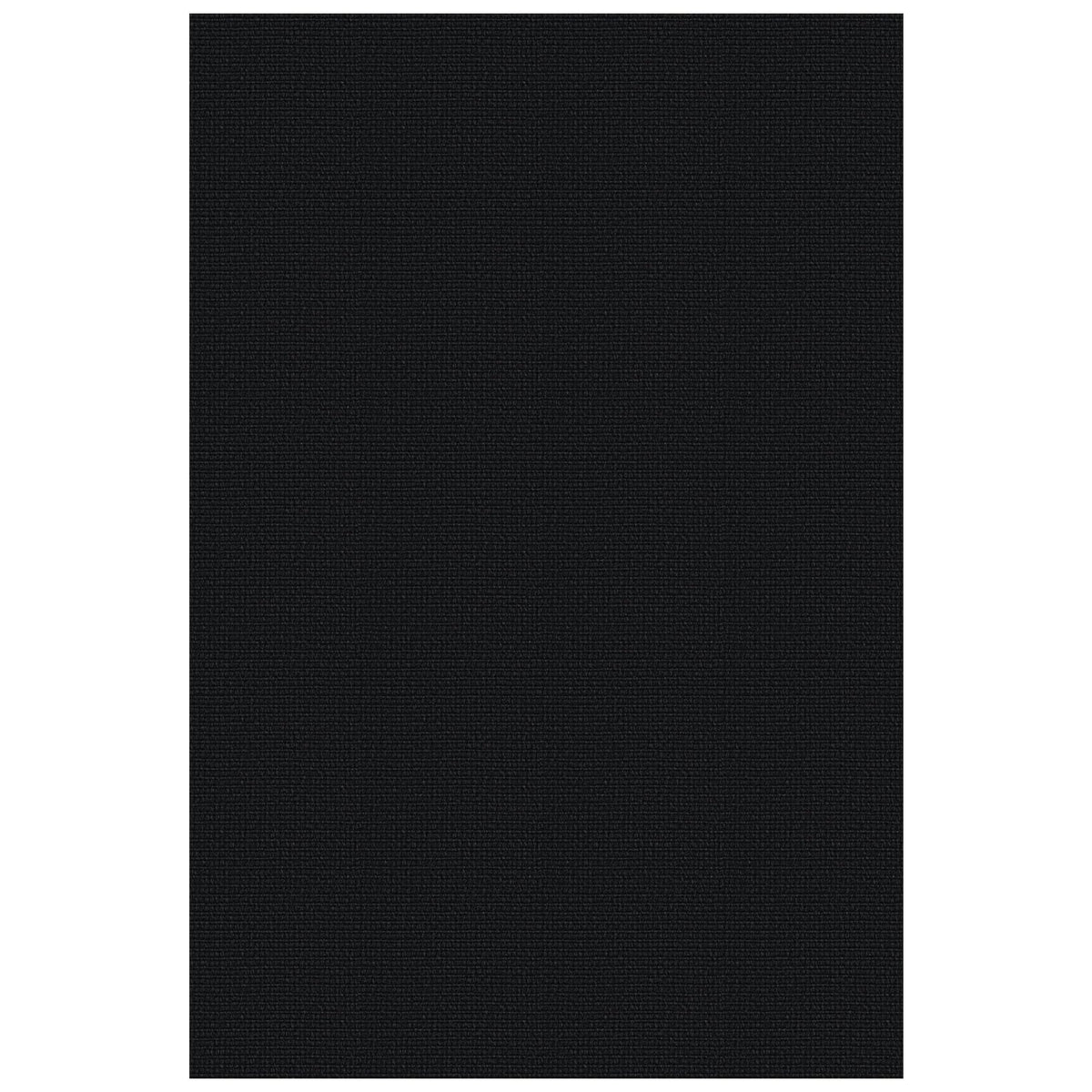Lansny Washable Entryway Rug 3x5 Area Rugs Cotton Braided Throw Rug with Rubber Backing Indoor Door Mat for Kitchen Living Room Entrance, Black