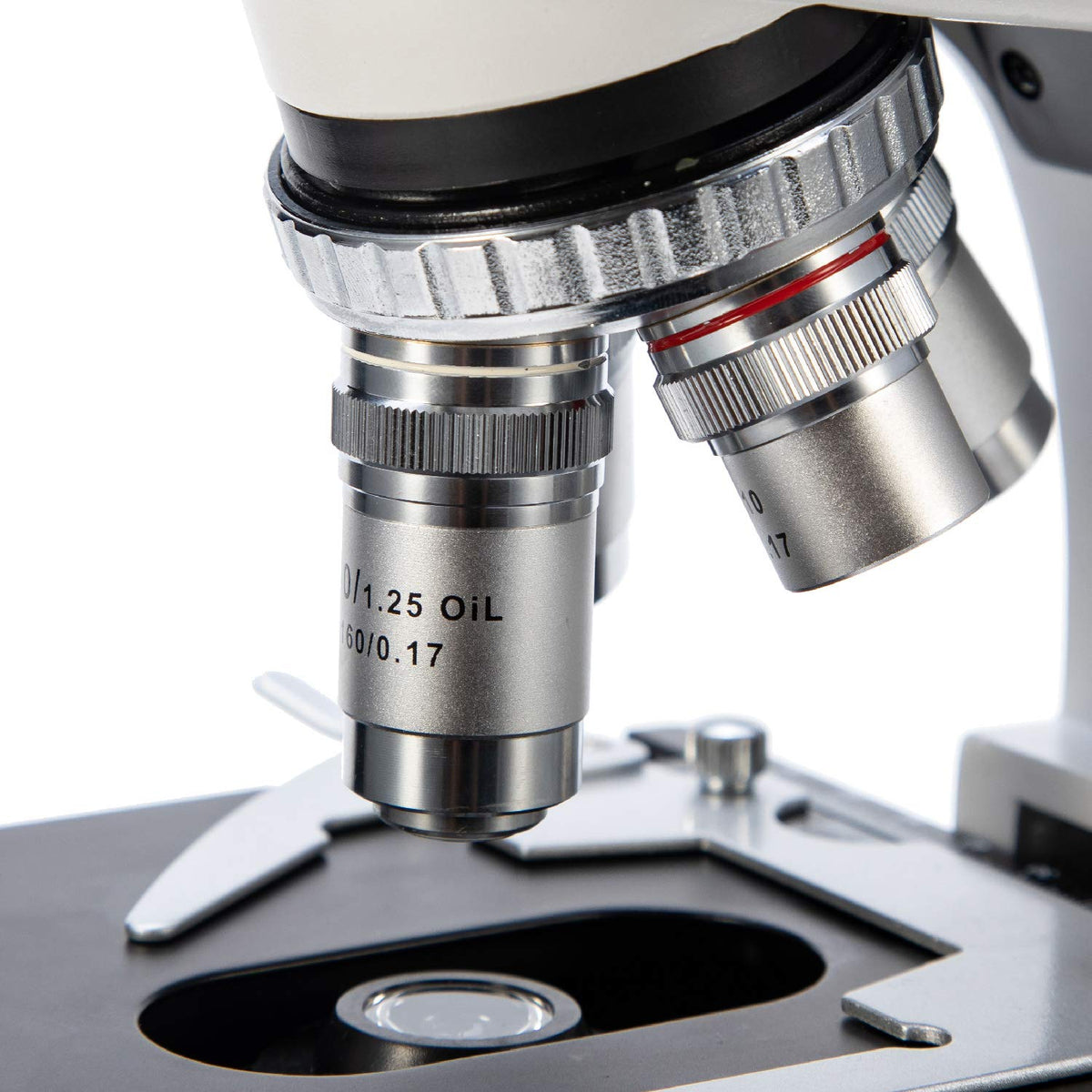 Swift Compound Trinocular Microscope SW350T,40X-2500X Magnification,Siedentopf Head,Two-Layer Mechanical Stage,with Swiftcam 5 Megapixel Camera and Software Windows/Mac/Linux and USB 3.0 Cable