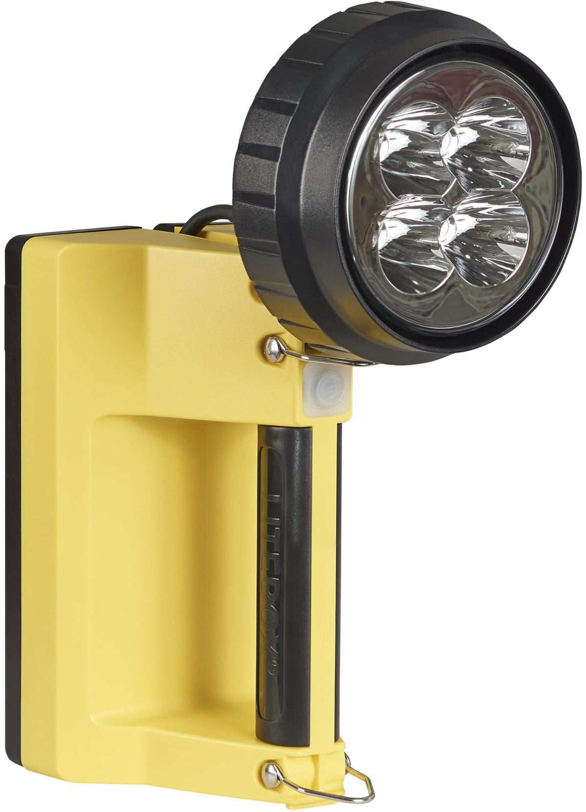 Streamlight 45871 E-Spot LiteBox 1150-Lumen 110000 Candela Rechargeable Spot Beam Lantern with AC/DC Charging, Heavy Duty Shoulder Strap, and Mounting Rack, Yellow