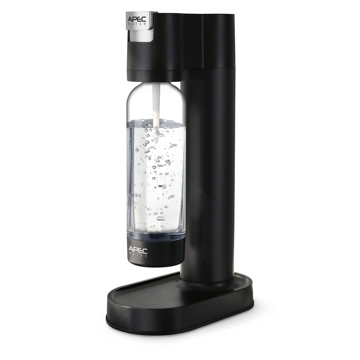 APEC WATER Sparkle Home Soda Maker - Quickly Carbonates Water to Make Any Drink Fizz Into Bubbly Soda/Water, Premium 0.8L PET Bottle (CO2 Cylinder NOT Included)