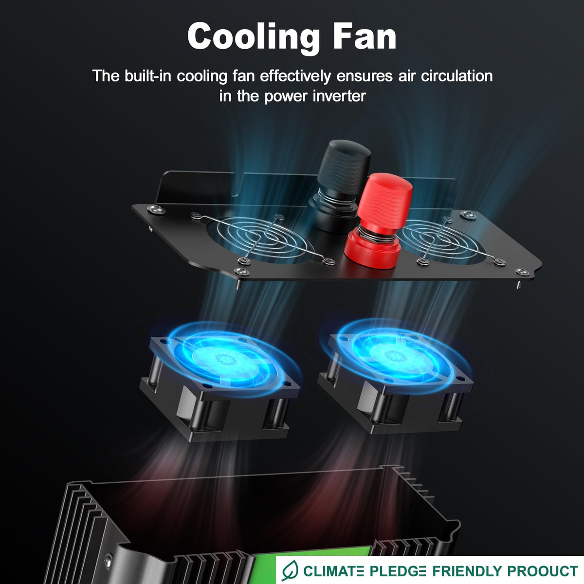 3000W Power Inverter 12V DC to 110V/120V AC Converter, 6000W Peak, LCD Display & Remote Control, Dual AC Outlets & 3.4A USB Port for RV, Truck, Solar System, Emergency Backup, Camping & Off-Grid Power