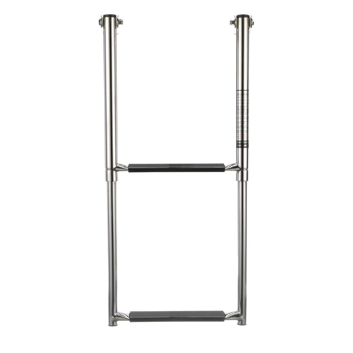 Seachoice Top Mount Telescoping Ladder for Universal Swim Platform, Stainless Steel Tubing, 2 Step, Ladder Only