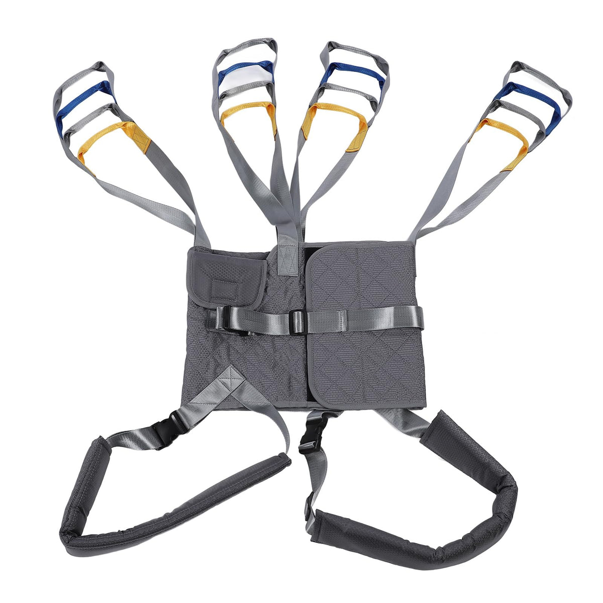 Adjustable Lift Walking Sling for Adults, Supportive Full Body Standing Harness Padded, Designed with Buckle Fastening Suitable for Patient Lifts for Walking