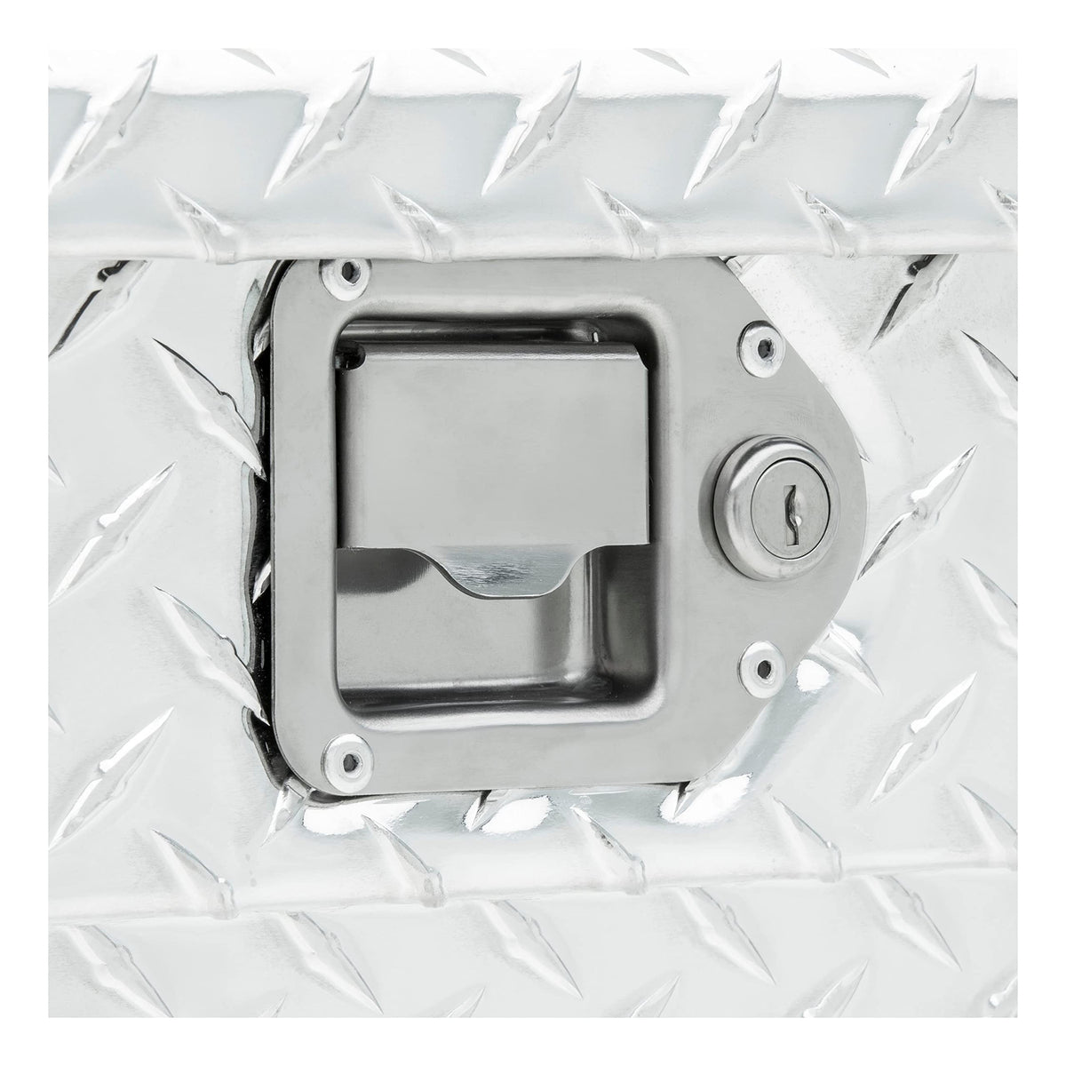 UWS EC20261 48-Inch Heavy-Wall Aluminum Cargo Carrier Box, RigidCore Lid,Silver