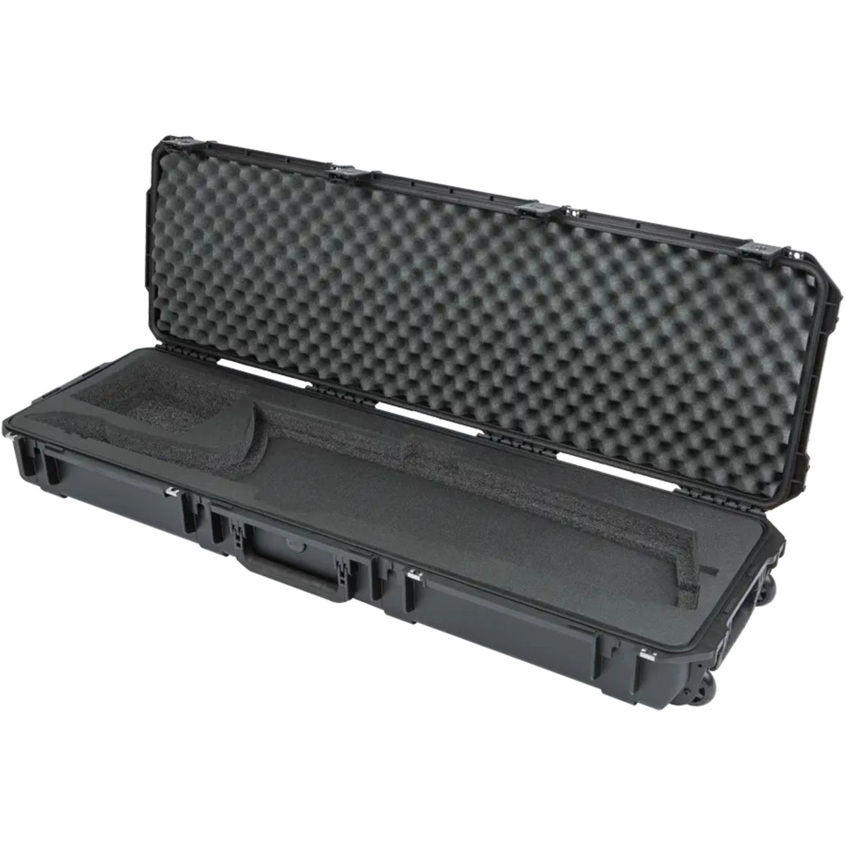SKB iSeries Roland AX Edge Keytar Hard Case, Waterproof Polypropylene Shell with Foam Interior, TSA Latches and Wheels for Travel Protection