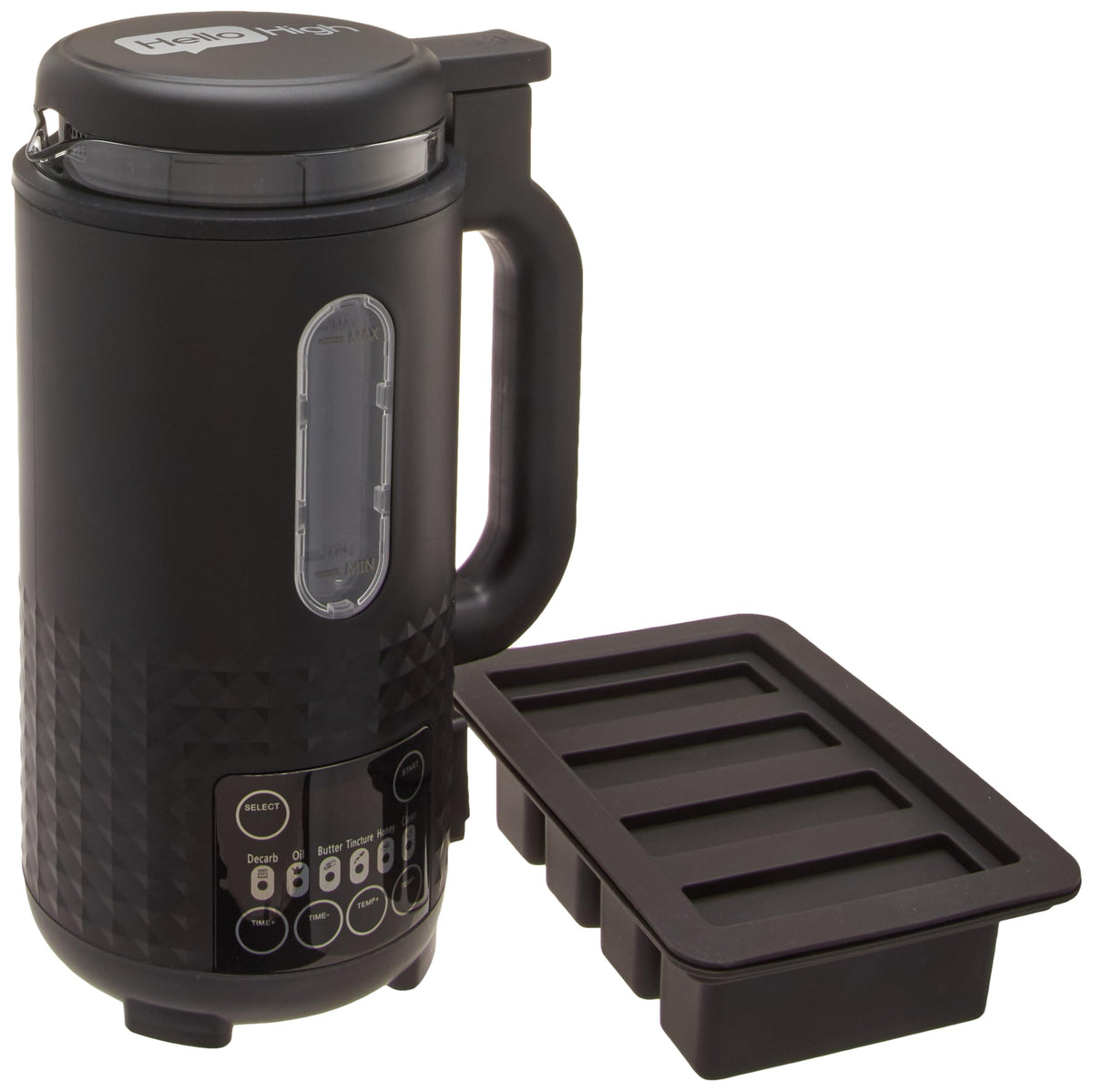 Hello High Ultra Infuser - Herbal Oil & Butter Infuser Machine, Decarboxylator, All-in-One Herb Infused Butter Maker, Easily Infuse 1-3 Cups, with Butter Mold Included