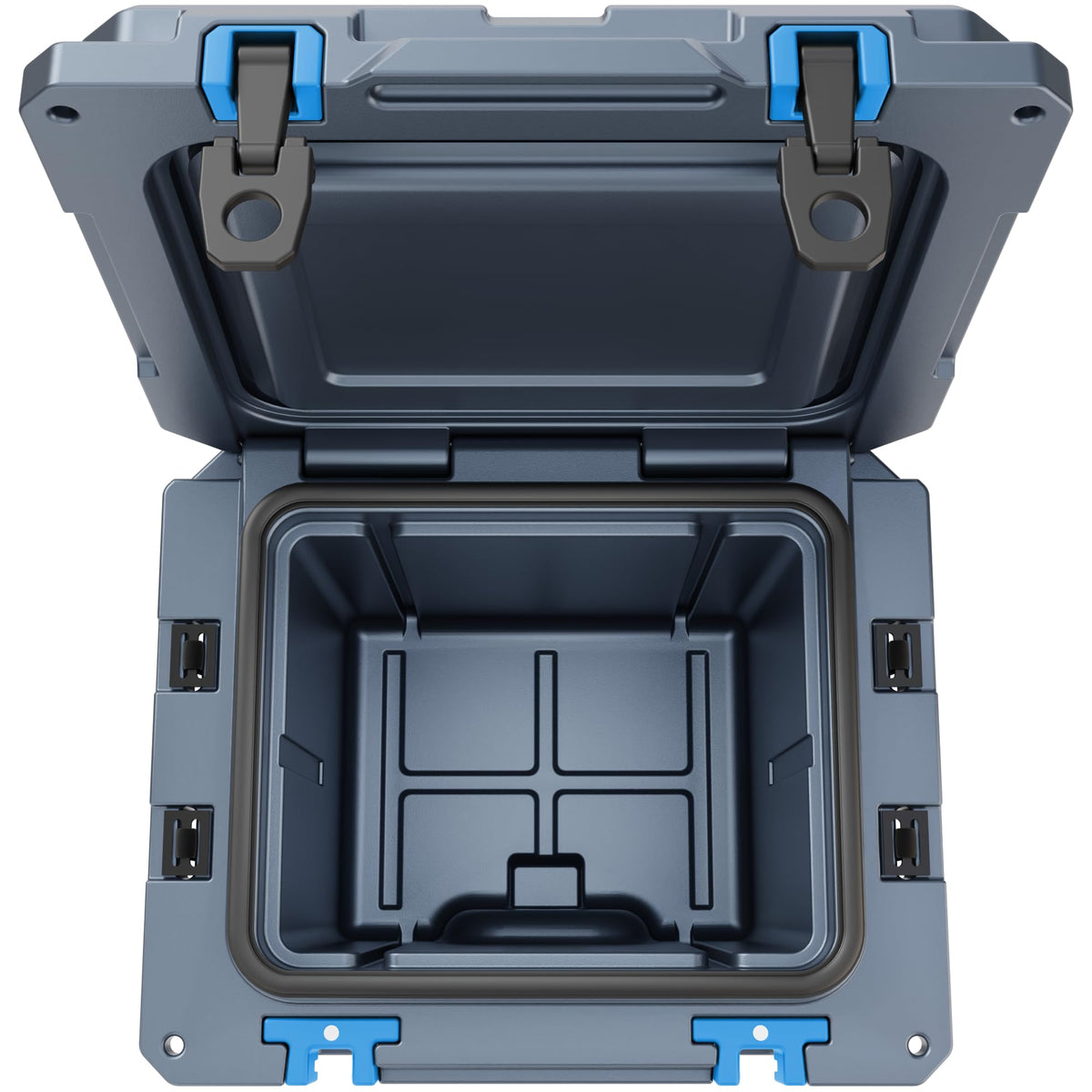 Cubix Outdoors, Quadrax 20QT 2-in-1 Beverage Dispenser Cooler, Holds drinks for 5 Days, Insulated Hard Ice Chest, Portable Drink & Water Coolers for Parties, Camping, Beach - Granite Grey