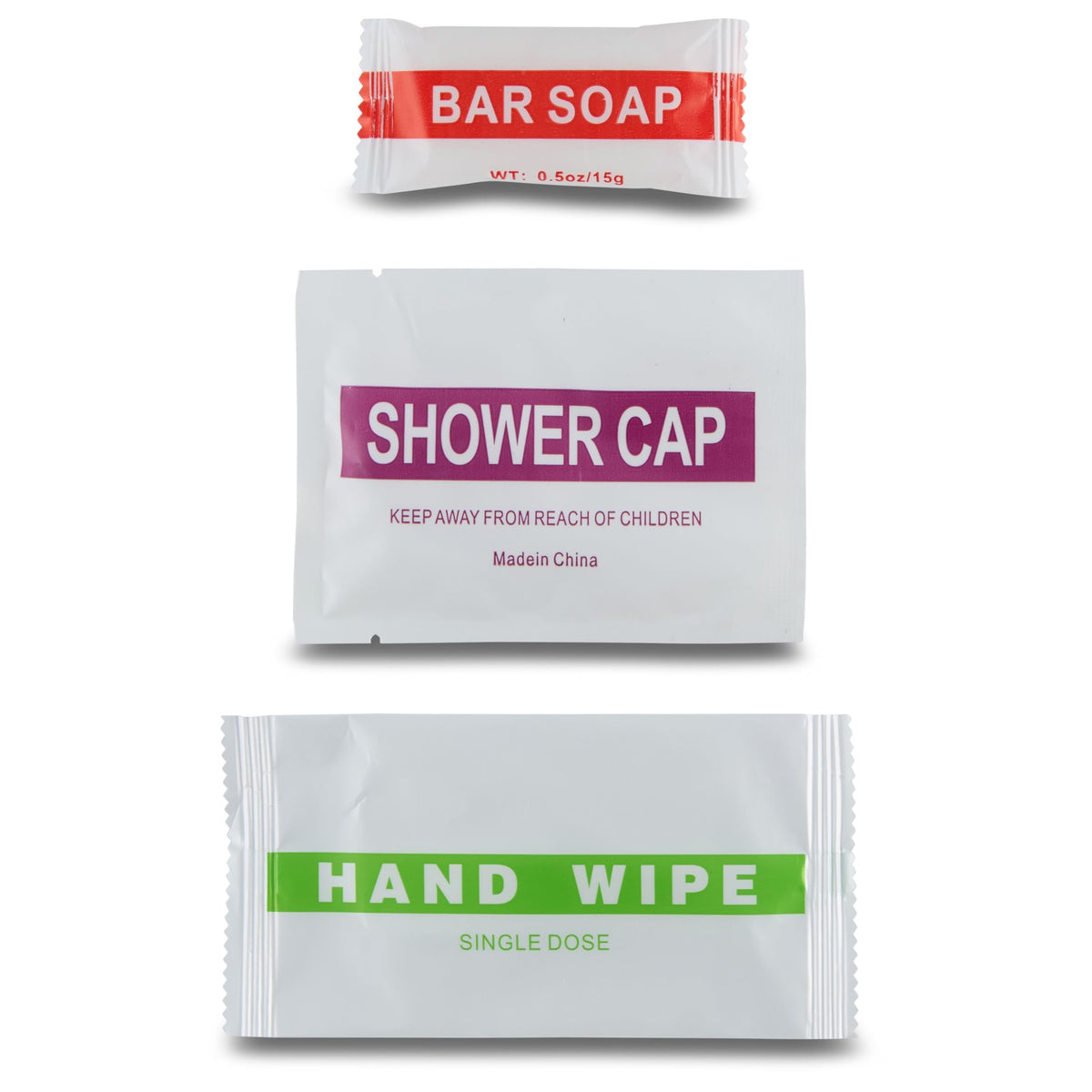 Wholesale Case of 50 Basic Hygiene Kits for Donations – Bulk Toiletry Supplies in Zip Pouch – Perfect for Donations Homeless Shelters, Relief Efforts & Charity Drives (50ct)