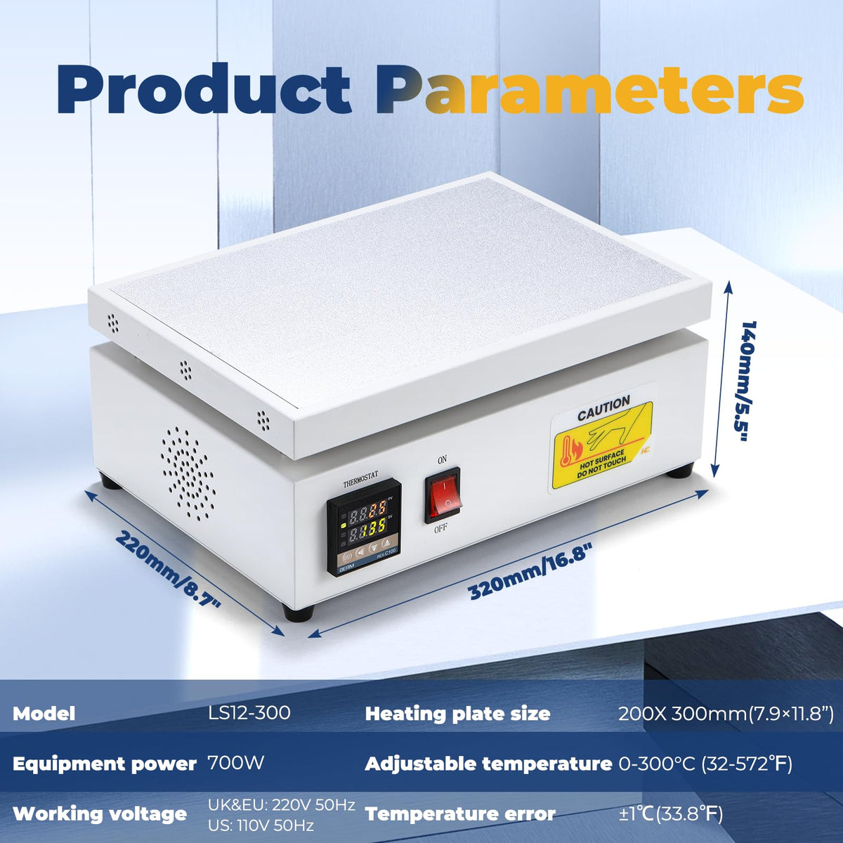 Hanchen Cellophane Wrapping Machine Manual Cellophane Overwrapping Machine Desktop Heating Sealing Machine for BOPP Perfume Cosmetics Poker Box PVC Heat Sealer Film (LS12-300)