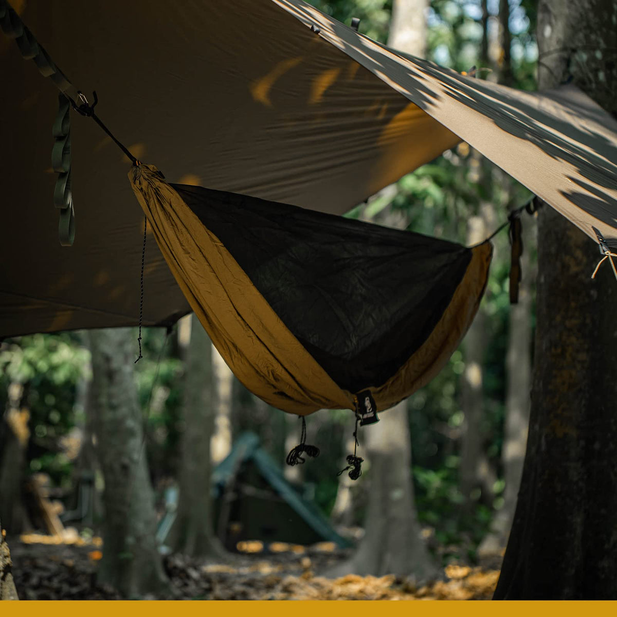 OneTigris KOMPOUND Camping Hammock + OneTigris Bulwark Waterproof Camping Tarp
