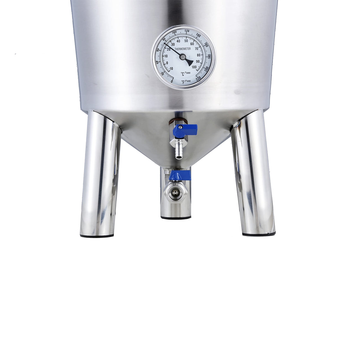 Fermentation tank with chiller for home brewing Stainless steel conical fermenter with cooling system Craft beer Brewery 17 gallon