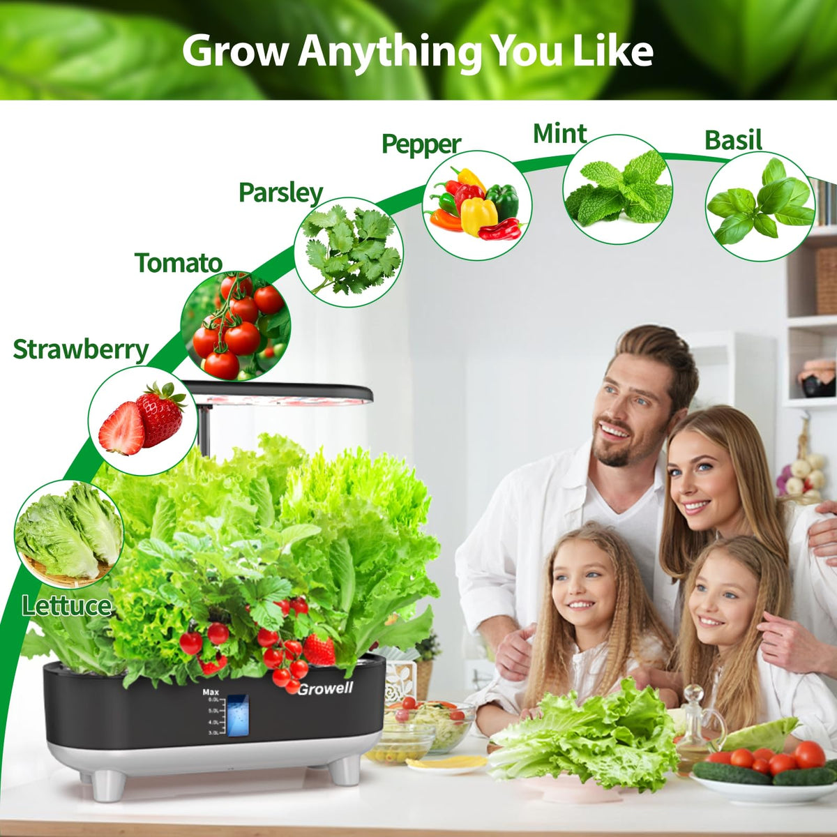 54 Pods Hydroponics Growing System Kit & 120 Pcs Hydroponic Pods Kit