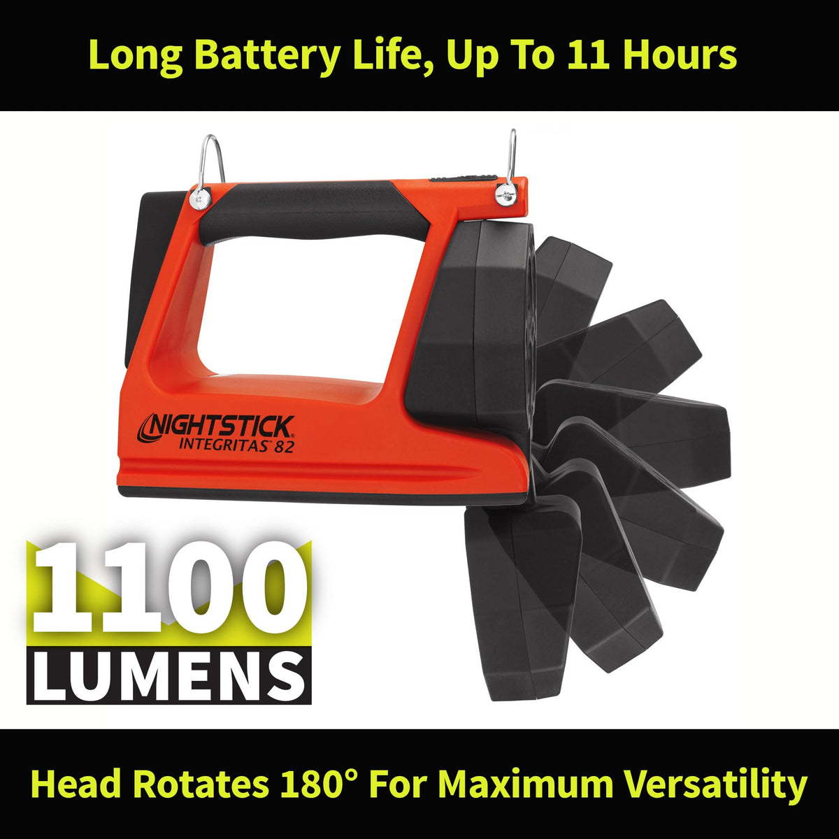 Nightstick XPR-5582RX INTEGRITAS 82 Intrinsically Safe Red Lantern + Nightstick Magnetic Base