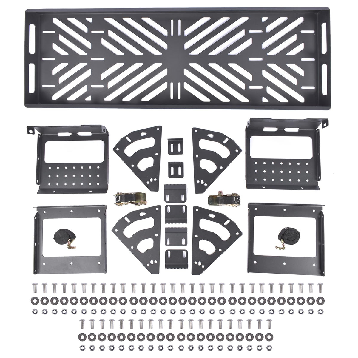 Getanye 32" - 40" Spare Tire Utility Cargo Basket Storage Tray Replacement for Jeep Wrangler JK JL TJ YJ CJ Ford Bronco SUV