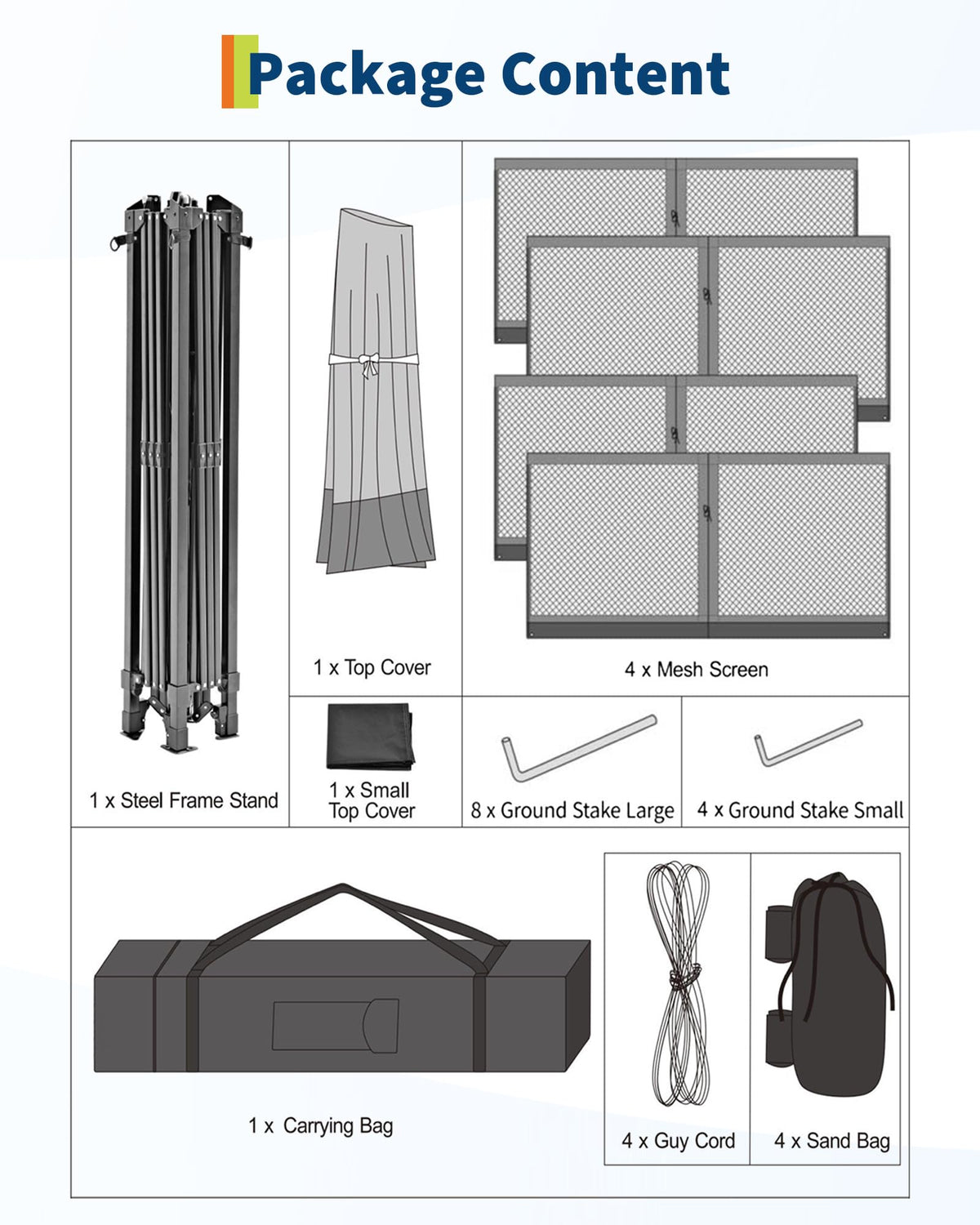 Garvee 12x12FT Pop Up Gazebo with Mosquito Netting, Outdoor Canopy Tent Easy Setup for Backyard Patio Garden Deck, Khaki & Coffee