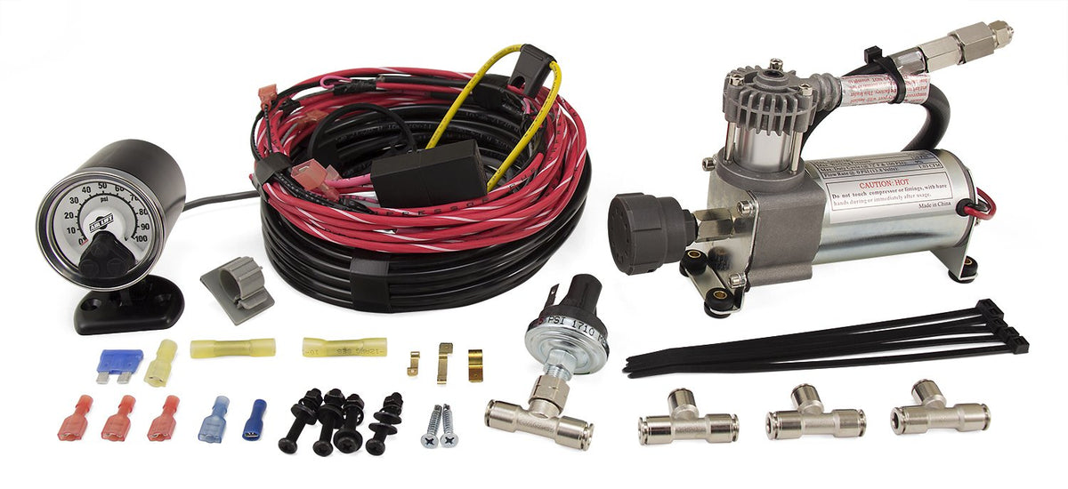 Air Lift LoadController Single On-Board Air System with Heavy-Duty Compressor - 25854