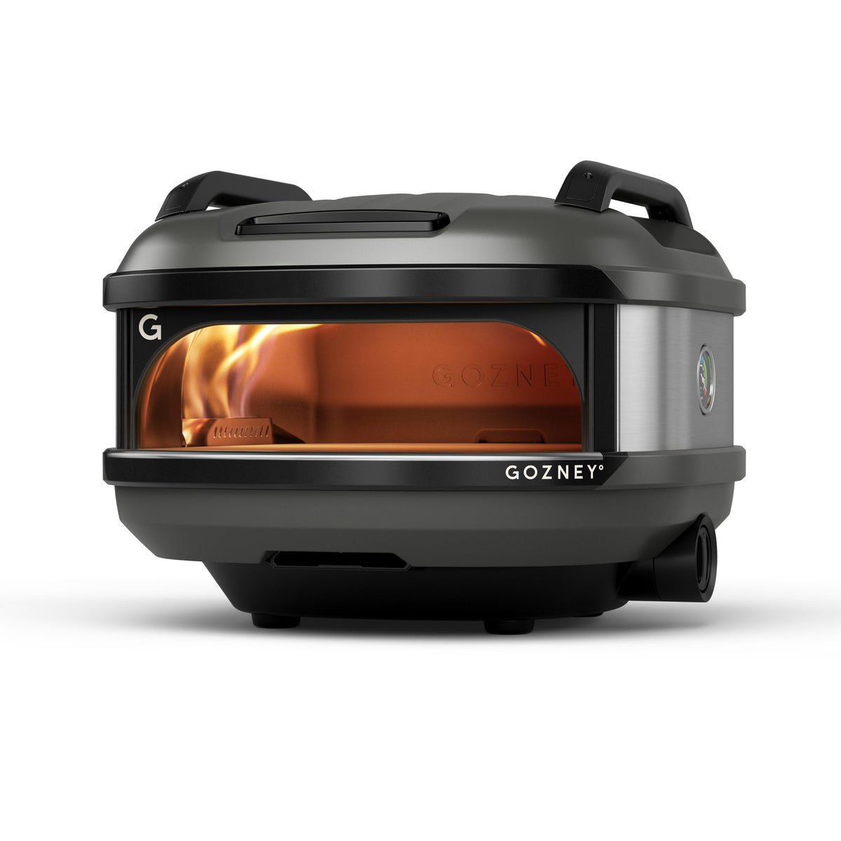 Gozney Tread Portable Pizza Oven, Off Black, Makes 12” Pizzas - Revolutionary Lateral Gas Burner, Quick Heat Up, Lightweight & Rugged Design