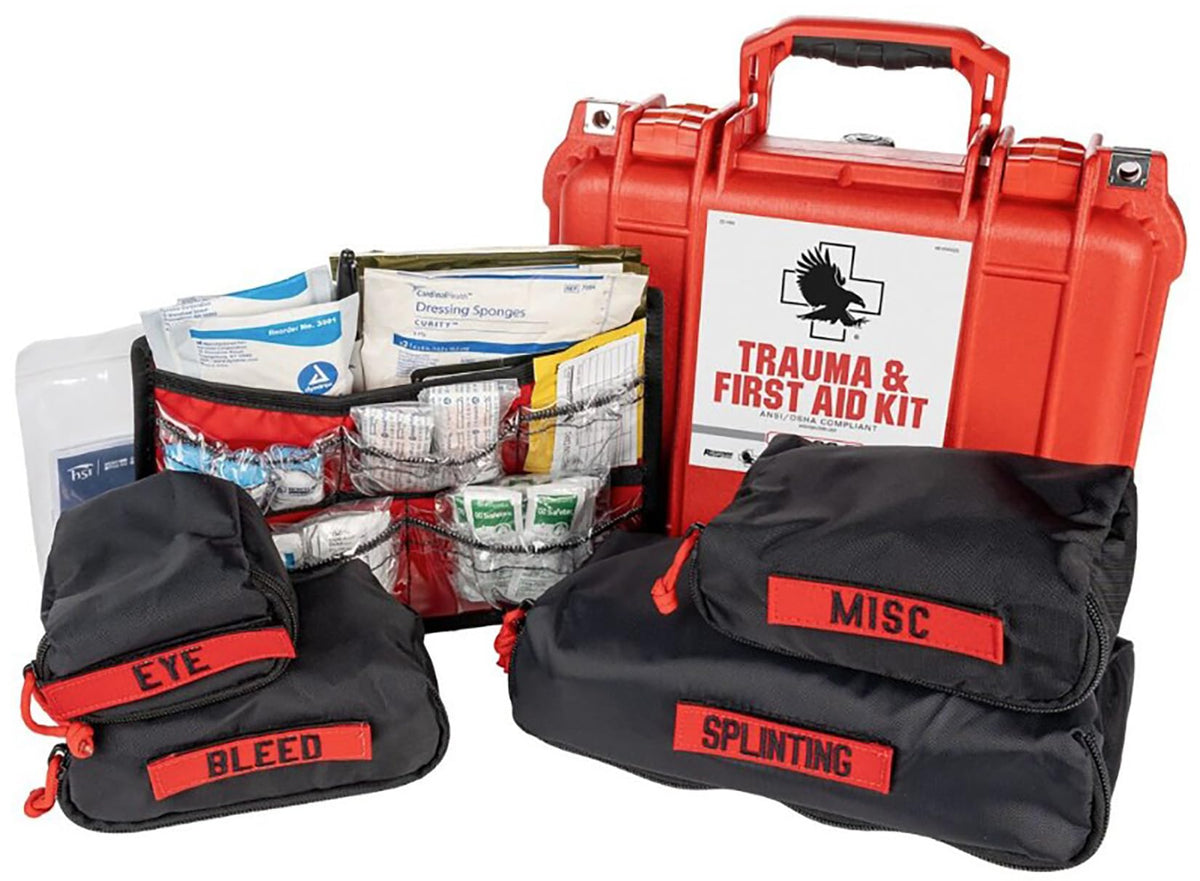North American Rescue TFAK Trauma First Aid Kit (Class B) NAR T-FAK Emergency Injuries Workplace Aids (80-1034)
