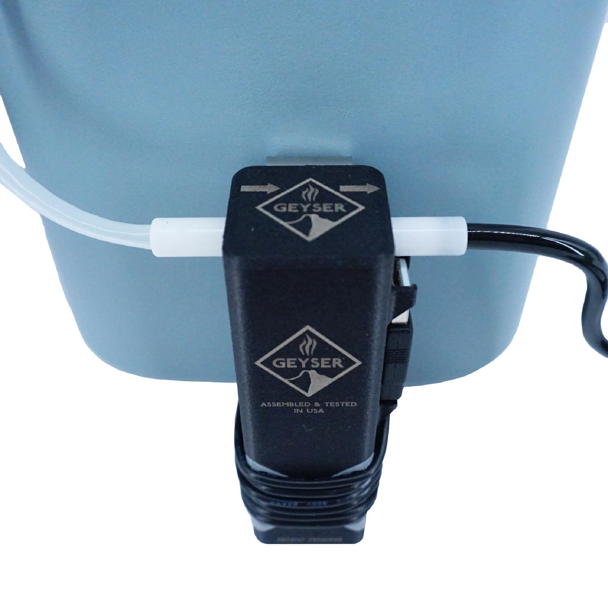 Geyser System Portable Camping Shower & Cleaning Kit for Camping, Backpacking, Overlanding, & Outdoor Recreation - Clean Kit Bundle - Black