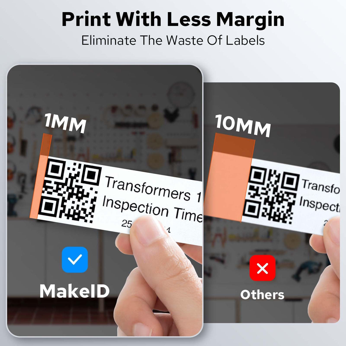 Makeid P31S Industrial Label Maker Portable Bluetooth Printer with 0.75" x 19.68ft Label for Wire Cable Labeling Machine, Job Sites and Heat Shrink Tubing Labeler-Hardcase with 3 Cartridges Bundle