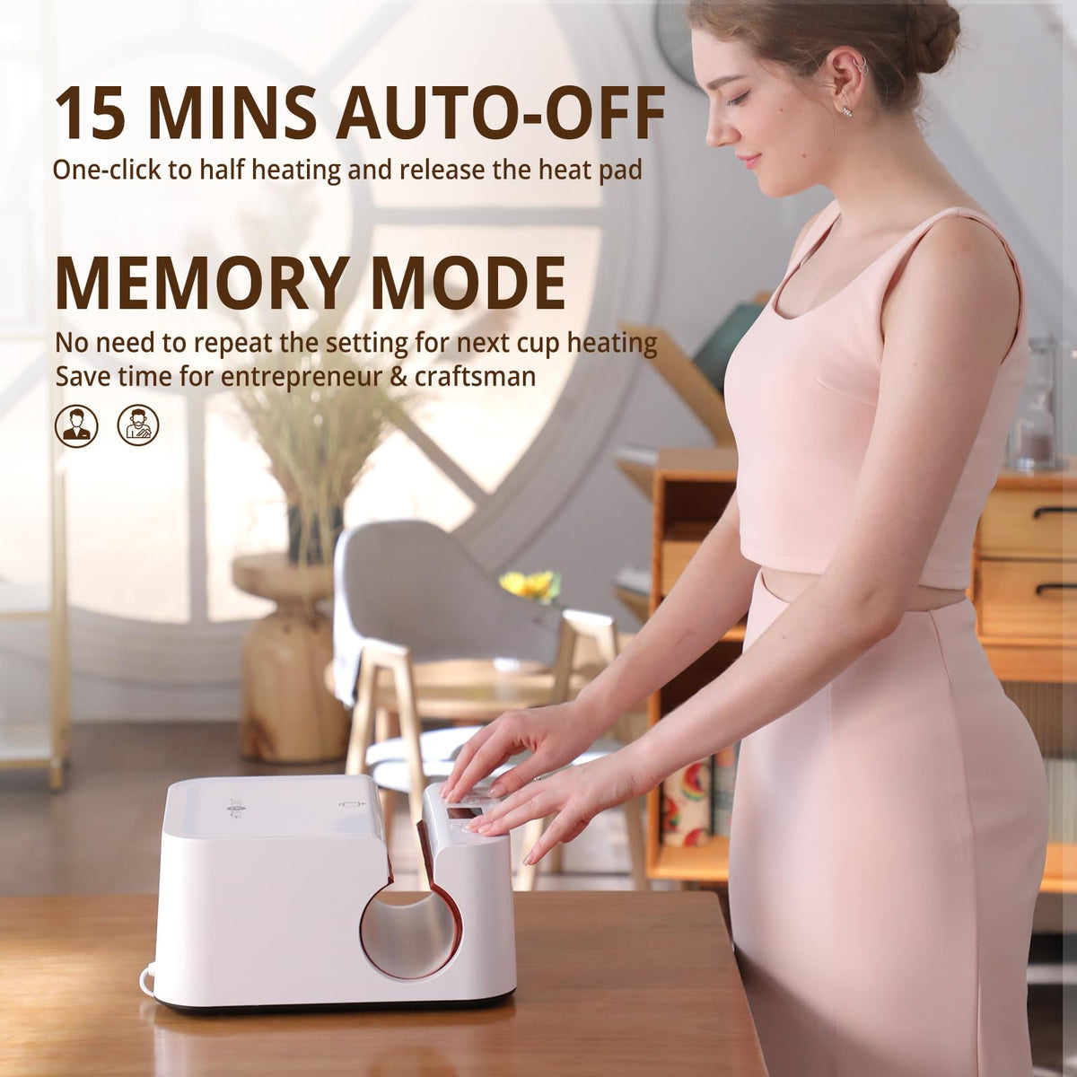 HTVRONT H17 Phone Cases Heat Press Automatic Vacuum Heat Press Machine for Phone Cases (Compatible with iPhone)+ Tumbler Heat Press Machine