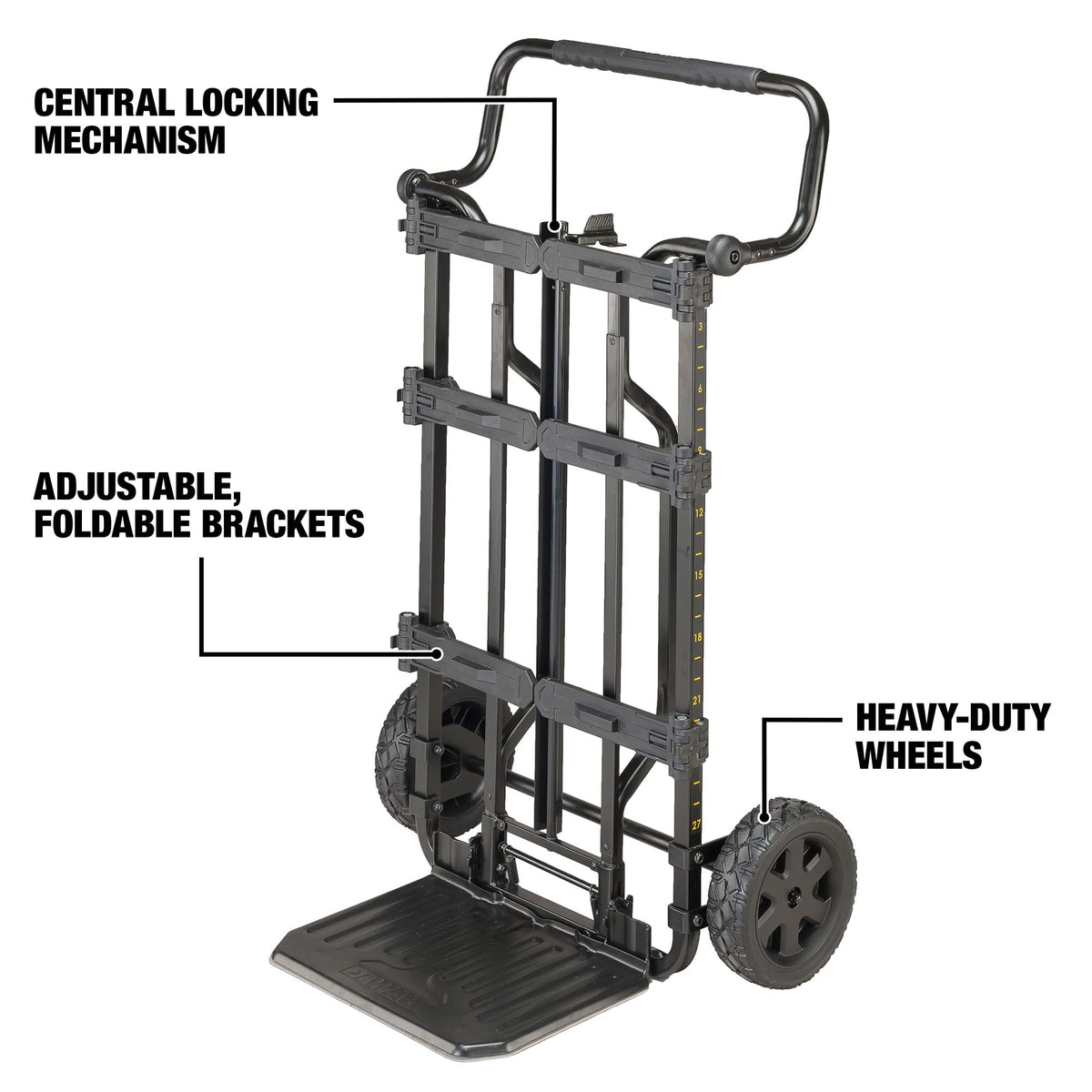 DEWALT TOUGHSYSTEM Tool Storage L-Cart Carrier with Heavy Duty Wheels (DWST08210)