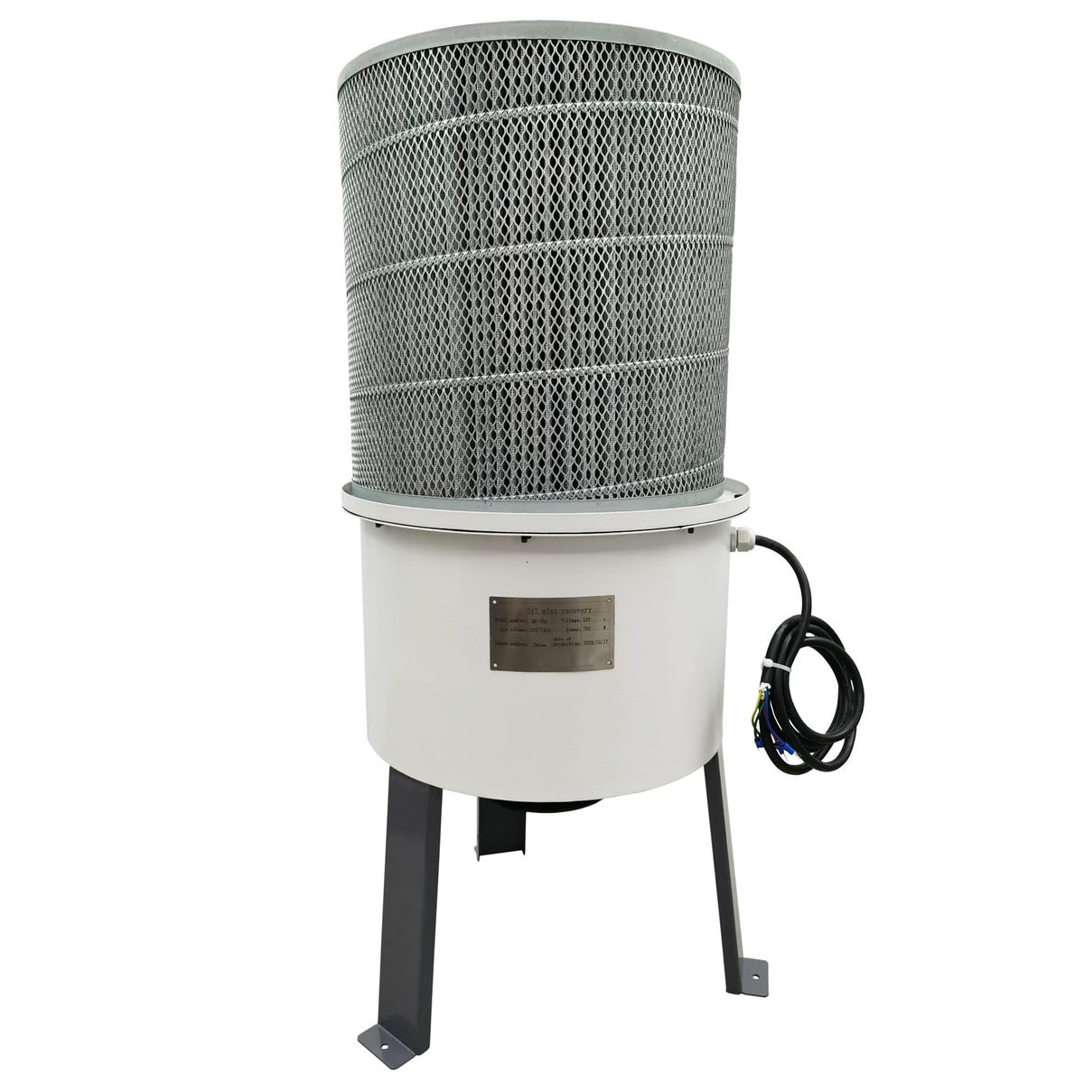 INTBUYING 220V Oil Mist Collector 1HP CNC Machine Tool Processing Center Oil Fume Purifier Industrial Soot Purifier 650-824CFM