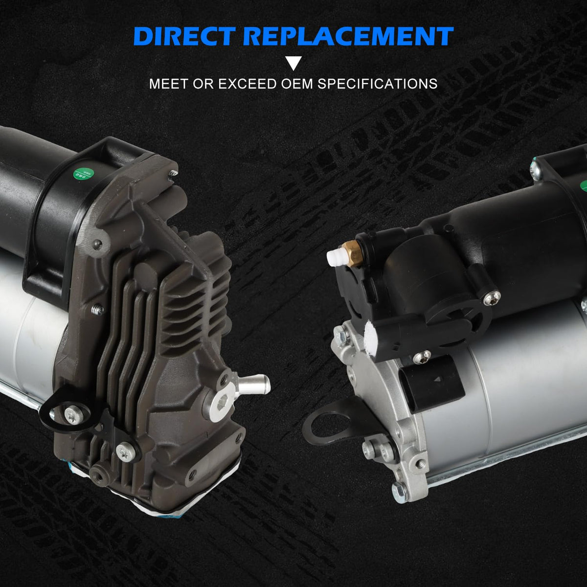 ZumuraAuto Air Suspension Compressor Pump 1663200104 1663200204, Compatible with Mercedes-Benz GL450 W166 GL-Class X166 2013 2014 2015 Air Compressor Pump Part
