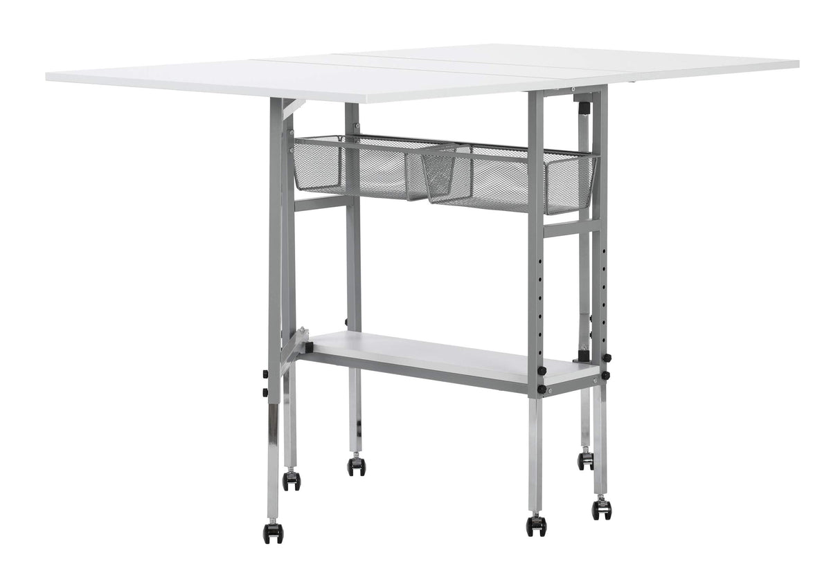 Studio Designs Sew Ready Hobby and Cutting Craft Desk Table with Storage Drawers