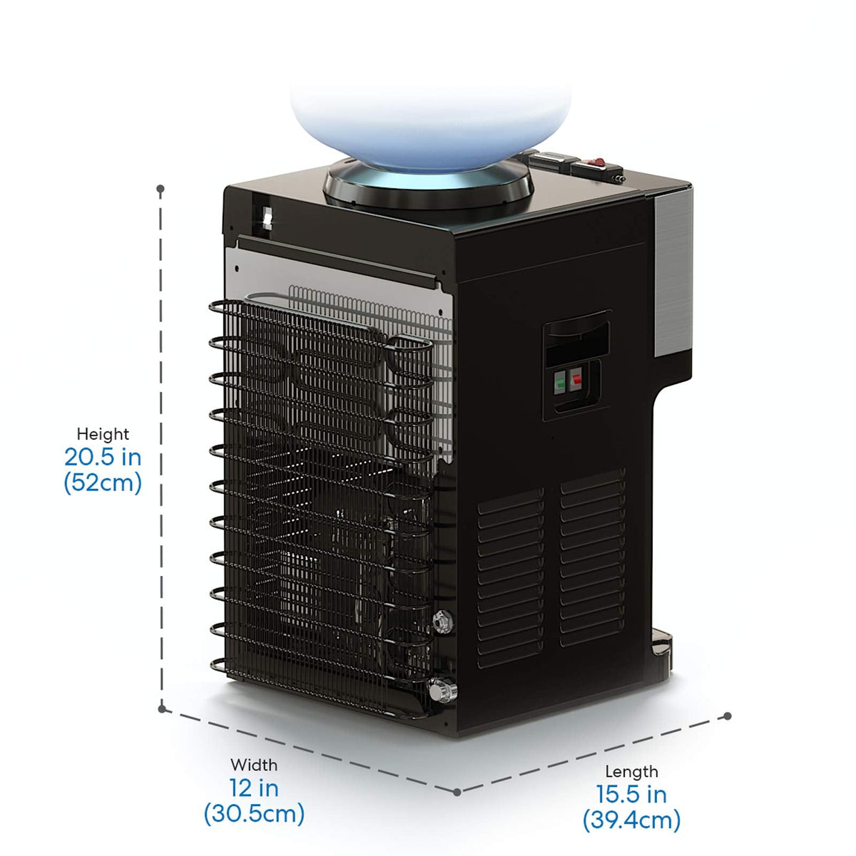 Brio Limited Edition Top Loading Countertop Water Cooler Dispenser with Hot Cold and Room Temperature Water. UL/Energy Star Approved