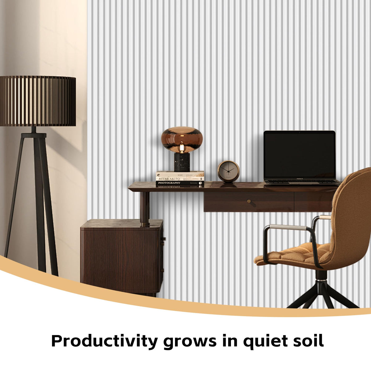 RITOLLO 12 Pack Acoustic Wall Panels, 47.2X23.6X0.4 inch Decorative Self-Adhesive Soundproof Panels, Sound Dampening Panels for Home Studio Office, White(White,12)