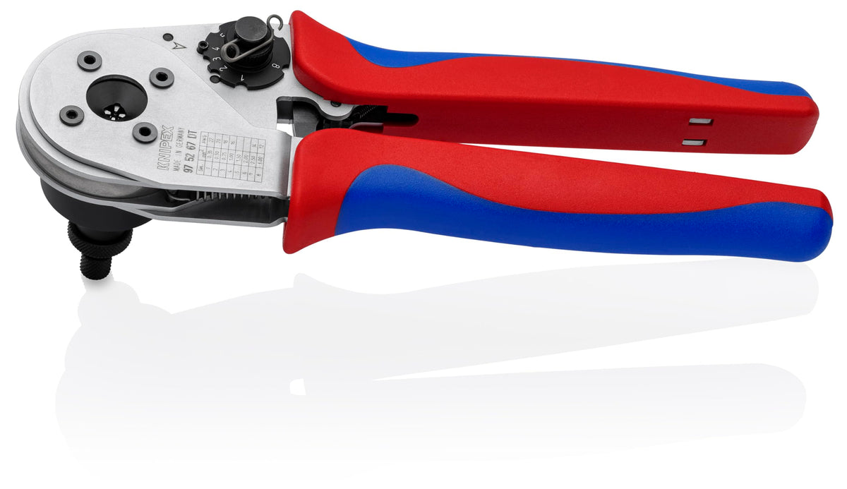 KNIPEX Tools 97 52 67 DT Crimping Pliers - Four-Mandrel For DT Contacts, 9"