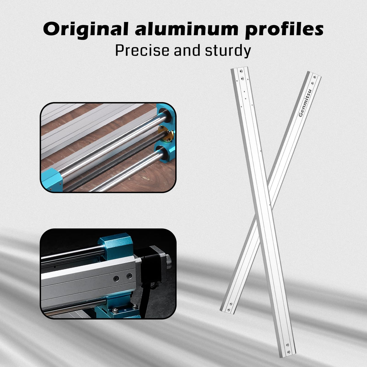 Genmitsu CNC Router Machine 4040-PRO + X-axis Extension to 6040 Kit + Threaded Inserts 2040 MDF Spoilboard