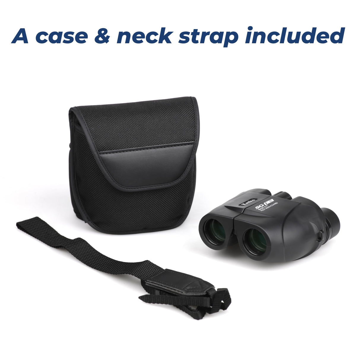 Kenko Binocular SG EX 10x25 WP, Porro Prism, Water Proof, Compact Design, for Outdoor and Bird Watching, Concert 612101