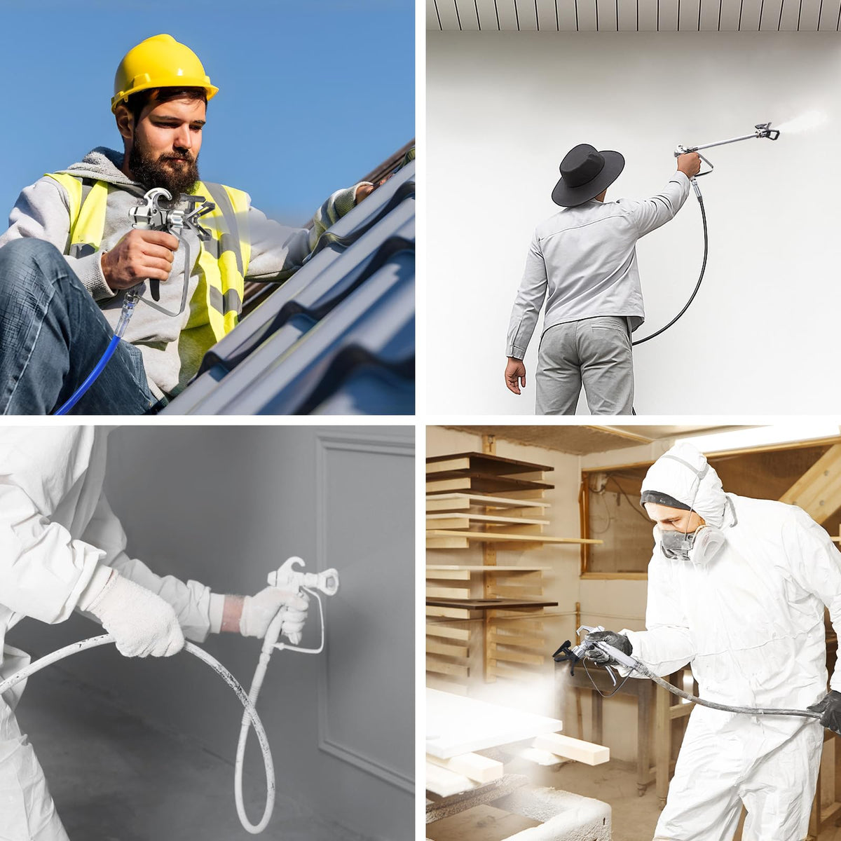 Gyfent X9 Airless Paint Sprayer, 0.39GPM Paint Sprayer for Home Interior 650W 3000psi Airless Sprayer with Low Overspray Adjustable Pressure & Motor Speed for House Painting DIY Garage