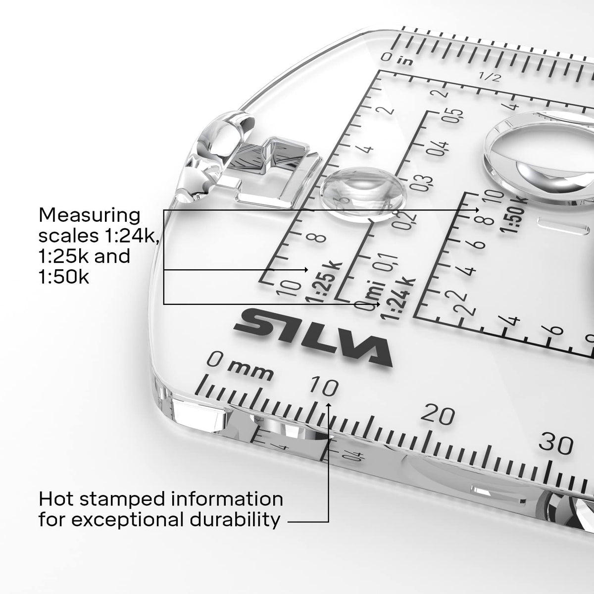 Silva Compasses Transparent Base with Mirror Terra Expedition S Compass (MN) Silva Unisex Adults
