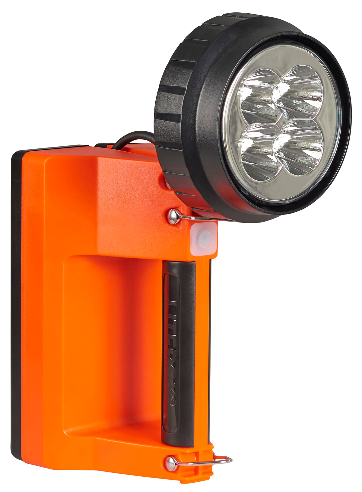 Streamlight 45856 E-Spot LiteBox 1500-Lumen 110000-Candela Rechargeable Spot Beam Lantern with Heavy Duty Shoulder Strap, Without Charger, Orange