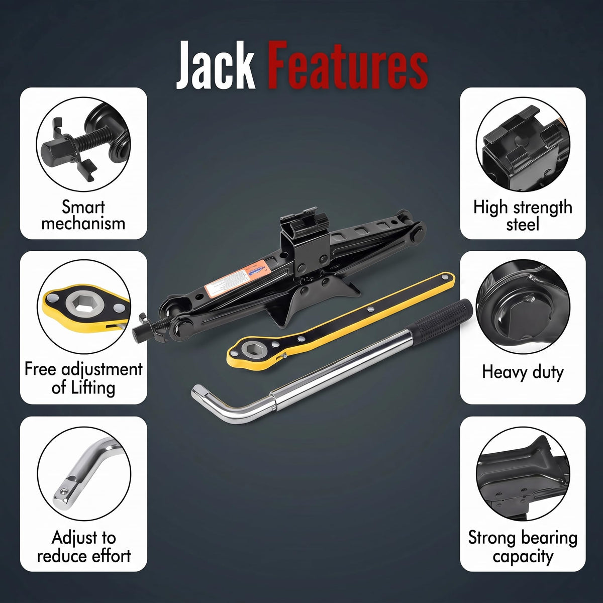 YIFSPARE Spare Tire Kit Compatible with 2018-2026 Forester, 2024-2026 Crosstrek - Includes 18x4 Rim, 145/85R18 Spare Wheel, 27.7" Rolling Diameter, Includes car Jack kit and Spare tire Carrying Case.